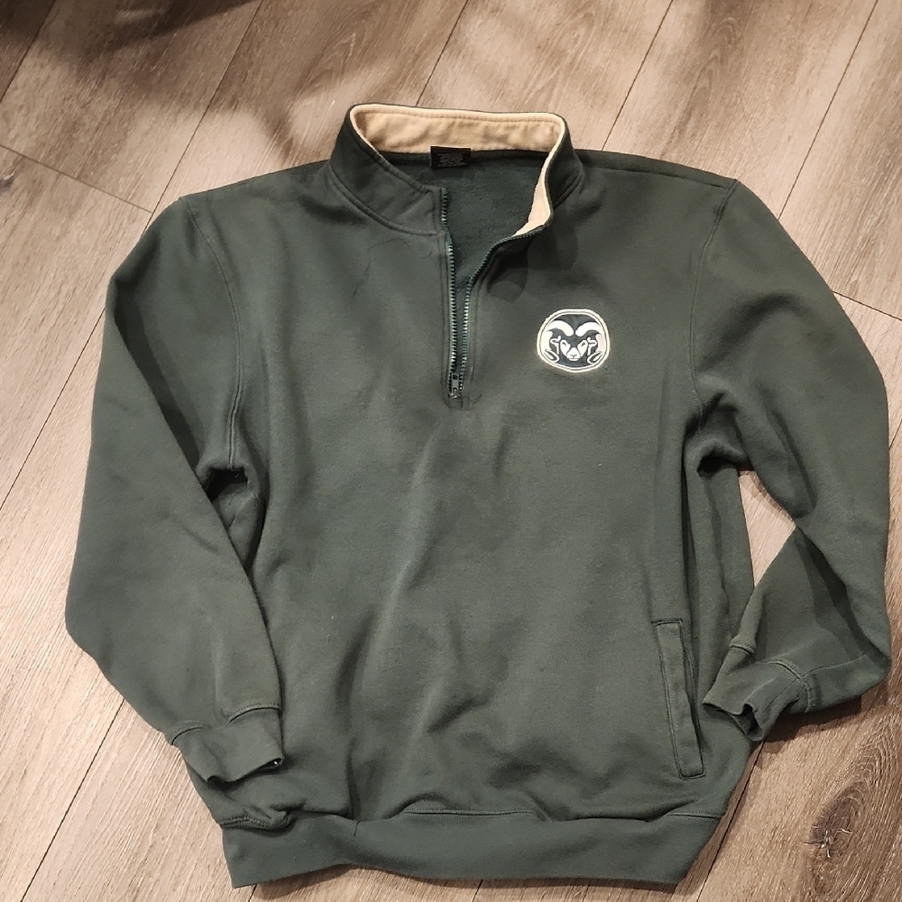 Collorado Rams Colosseum Men's Teal Sweatshirt